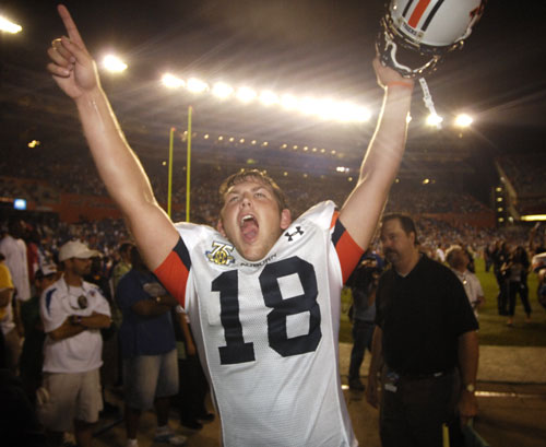 Wes Byrum beats Florida with a last-second kick-- TWICE!